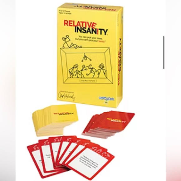 Amazon Relative Insanity Card Game - Yellow - Picture 2 of 2